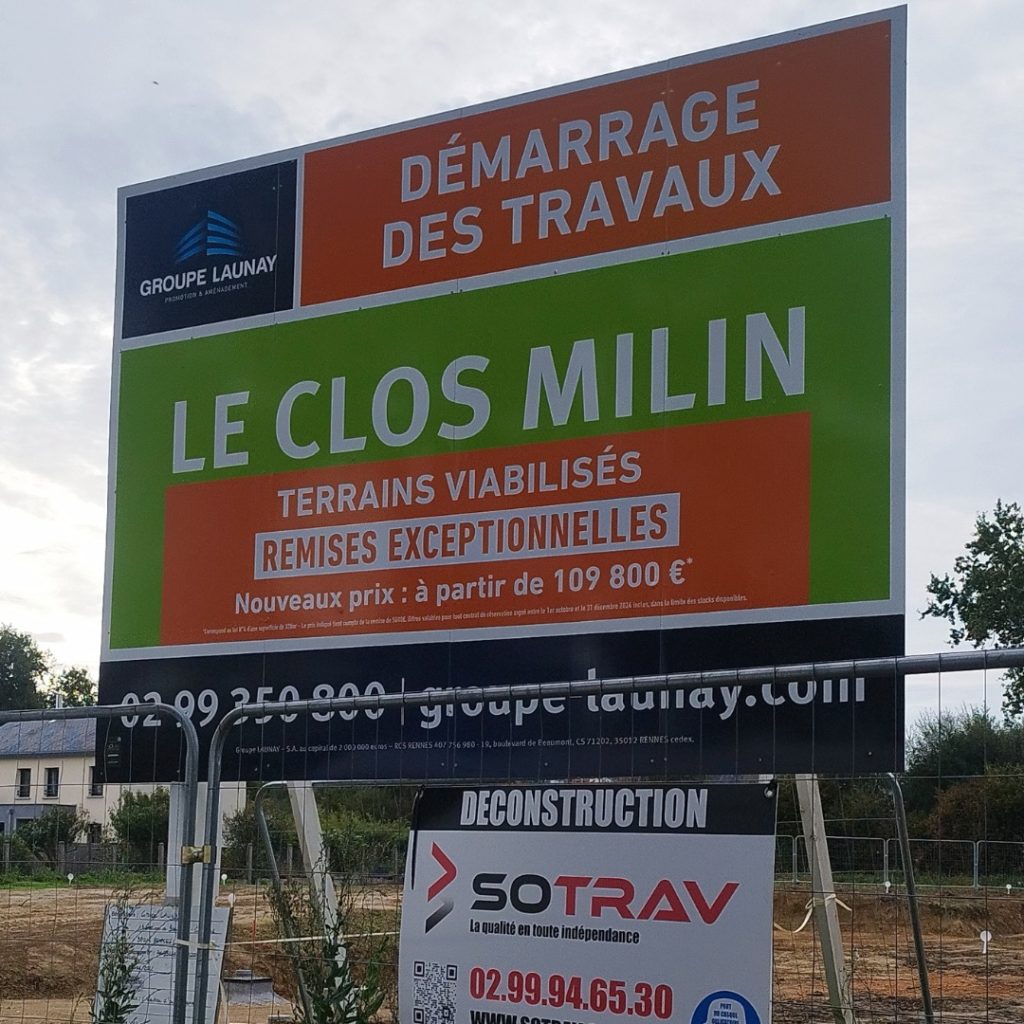 panneau extérieur Accent publicité